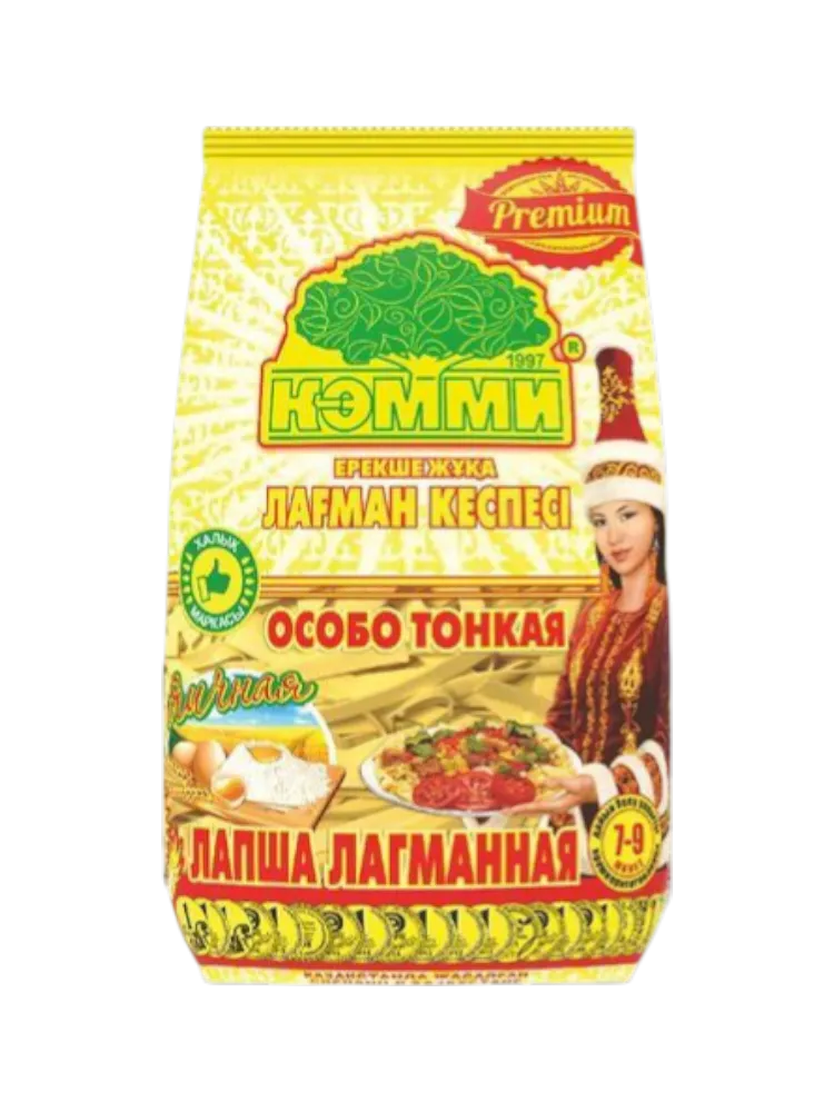 ЛАПША КЭММИ 200Г ЛАГМАН ЯИЧНЫЙ 