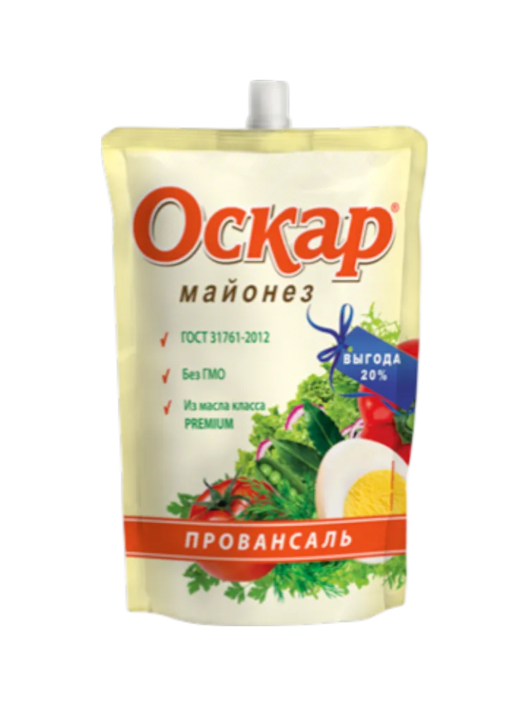 МАЙОНЕЗ ОСКАР 750Г ПРОВАНСАЛЬ 50,5% Д/П С ДОЗ