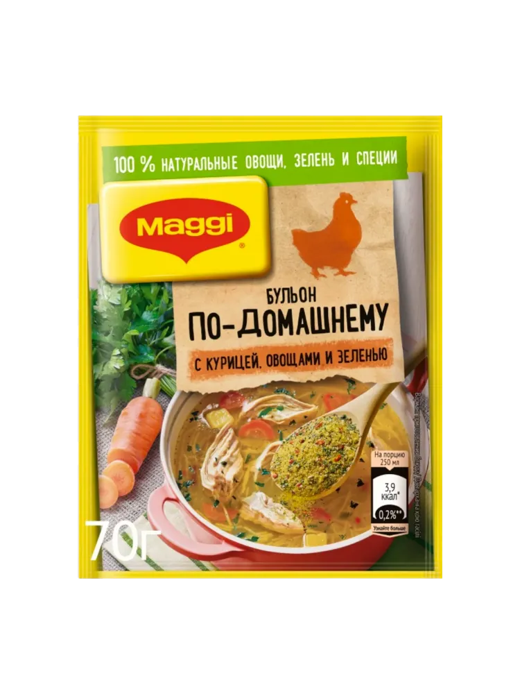 БУЛЬОН МАГГИ 70Г С КУРИЦЕЙ