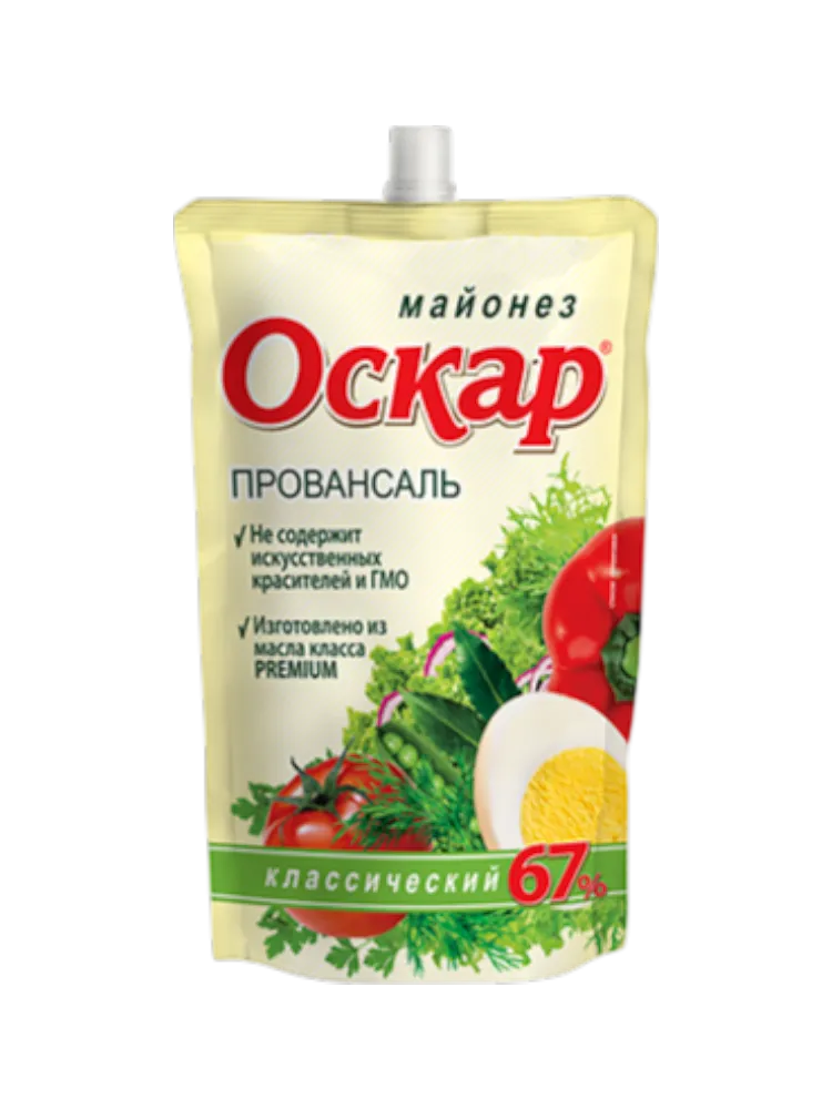 МАЙОНЕЗ ОСКАР 430Г ПРОВАНСАЛЬ 67% Д/П С ДОЗ