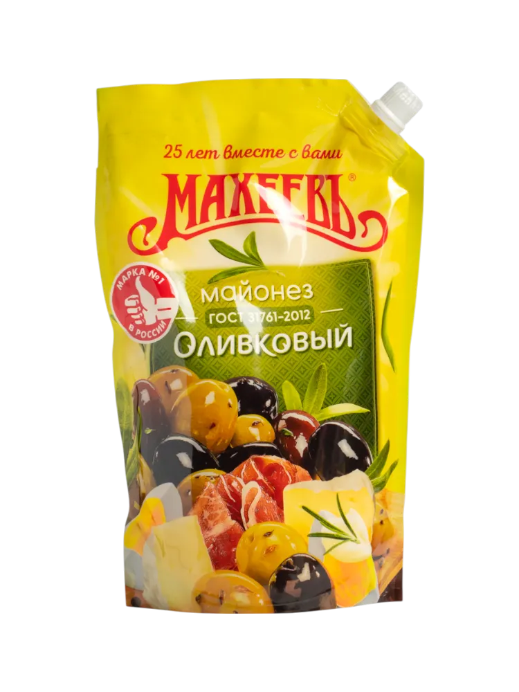 МАЙОНЕЗ МАХЕЕВ 770Г ОЛИВКОВЫЙ М/У ДОЙ-ПАК 