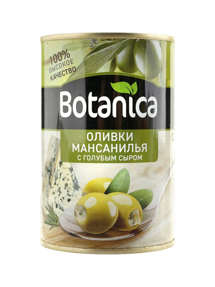 ОЛИВКИ BOTANICA 300МЛ С ГОЛУБЫМ СЫРОМ Б/К