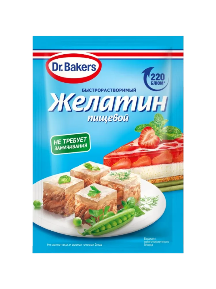 ПРИПРАВА DR.BAKERS ЖЕЛАТИН 30Г - фото 1