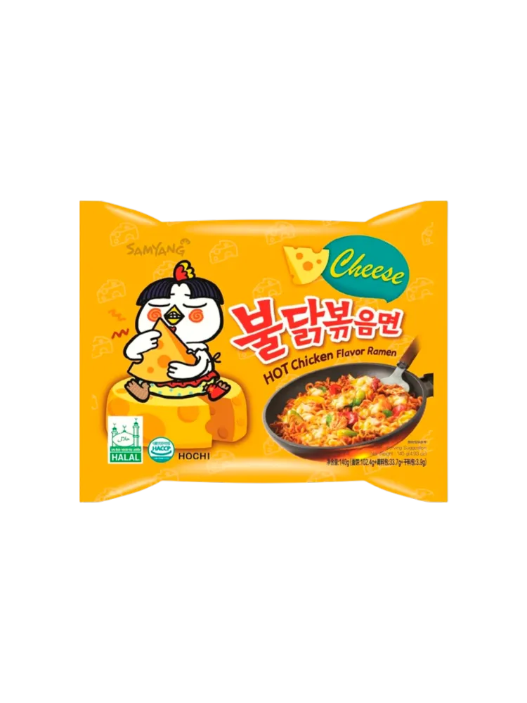 ЛАПША SAMYANG 140Г HOT CHIKEN RAMEN CHEESE