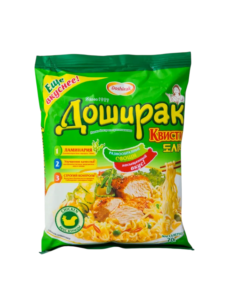 ЛАПША ДОШИРАК КВИСТИ МИНИ КУРИЦА 50Г