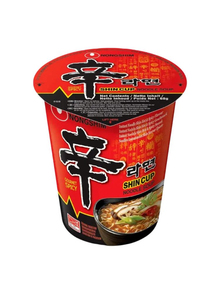 ЛАПША ШИН РАМЕН 68ГР SHIN RAMYUN СUP СТАКАН