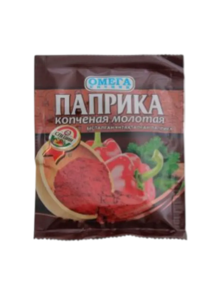 ПРИПРАВА ОМЕГА 30Г ПАПРИКА МОЛОТАЯ КОПЧЕНАЯ