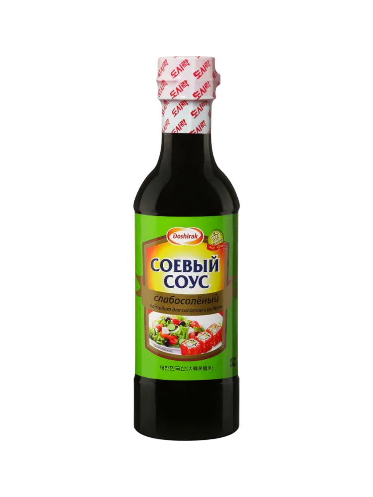 СОУС ДОШИРАК 480Г СОЕВЫЙ СЛАБОСОЛЁНЫЙ