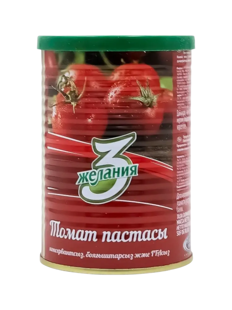 ТОМАТ ПАСТА 3 ЖЕЛАНИЯ 800Г Ж/Б