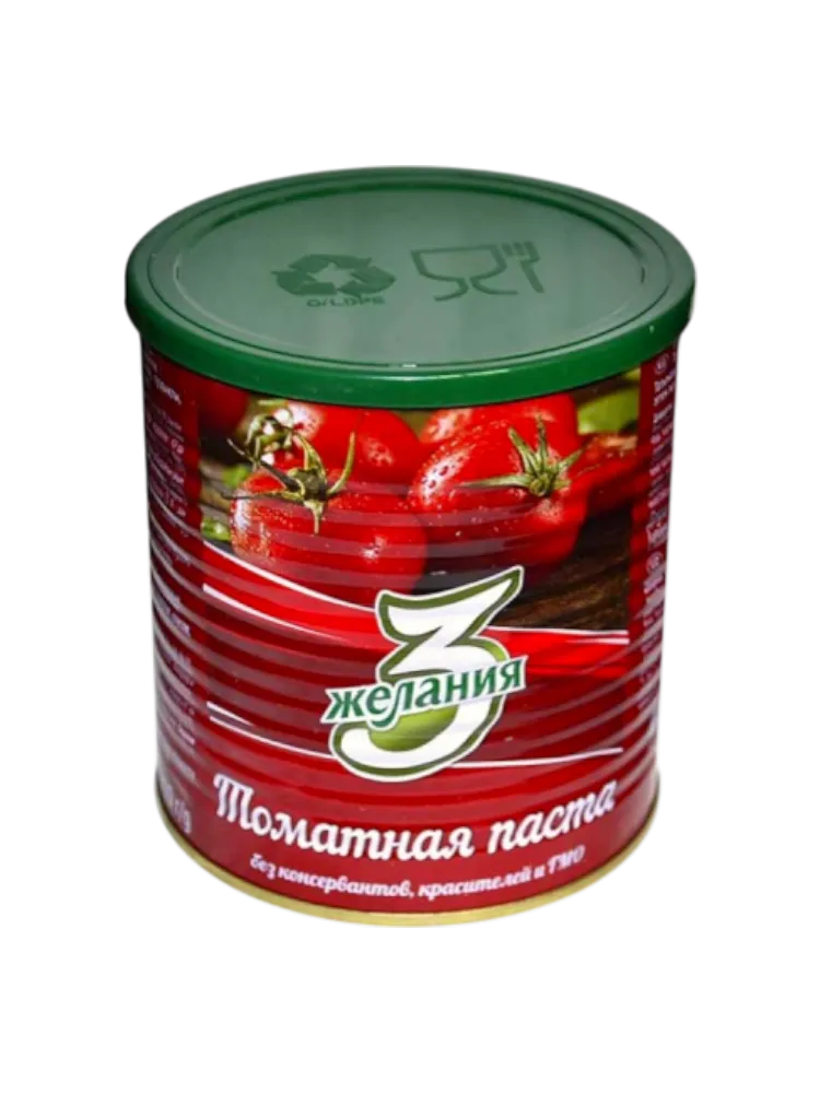 ТОМАТ ПАСТА 3 ЖЕЛАНИЯ 400Г Ж/Б