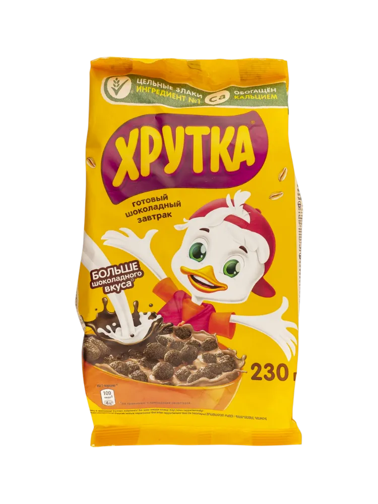 СУХ ЗАВТРАК ХРУТКА 230Г ШОКО ШАРИКИ  М/У