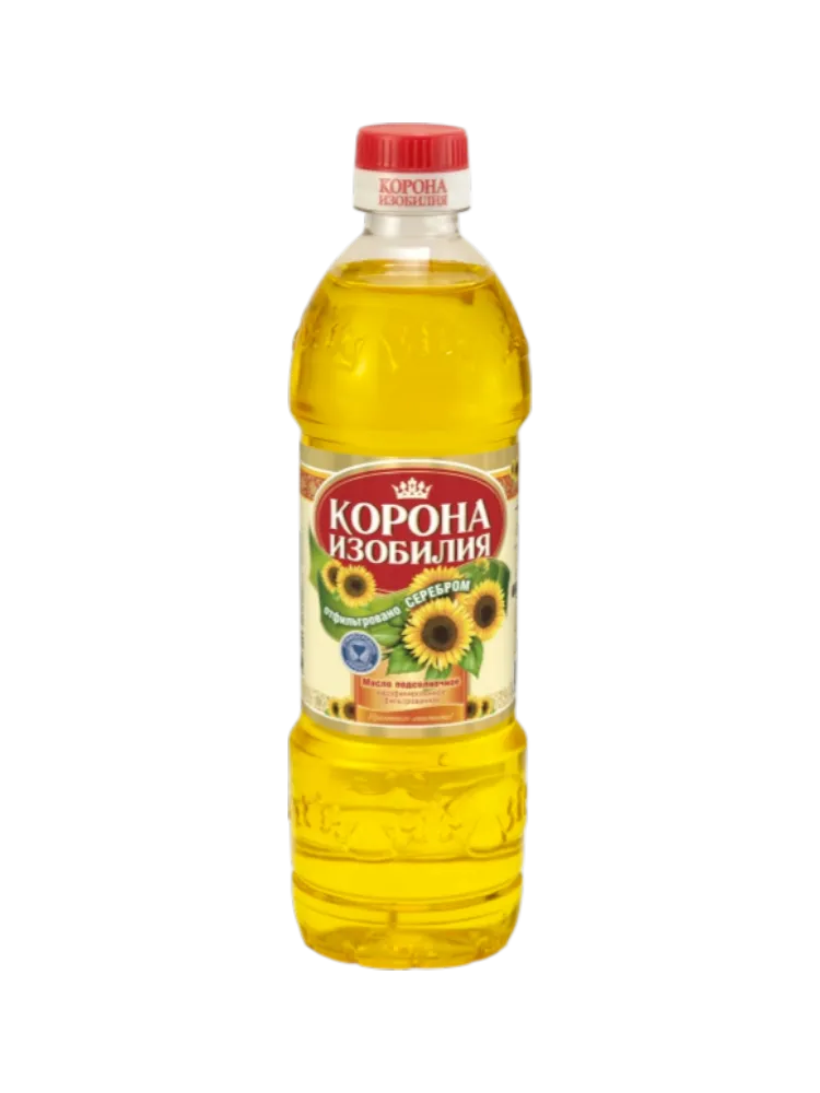МАСЛО ПОДСОЛН КОРОНА ИЗОБИЛИЯ 0.87Л НЕРАФ 