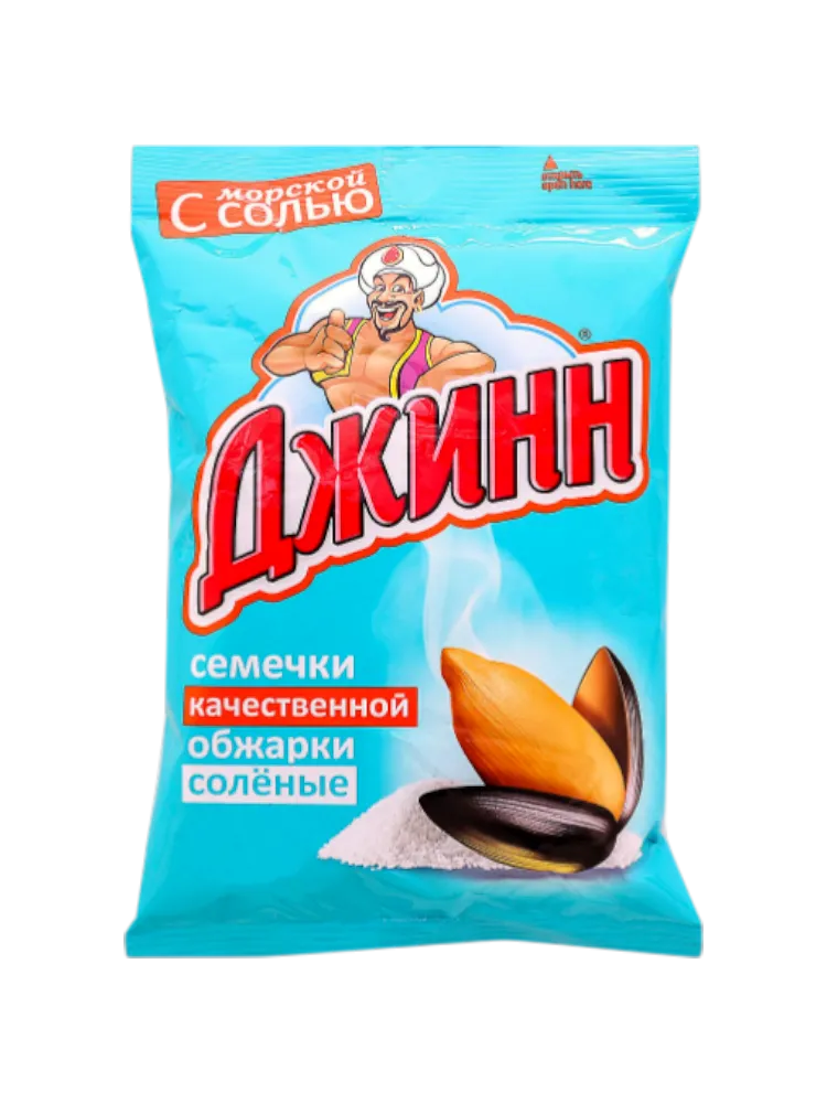 СЕМЕЧКИ ДЖИН 70Г С МОРСКОЙ СОЛЬЮ