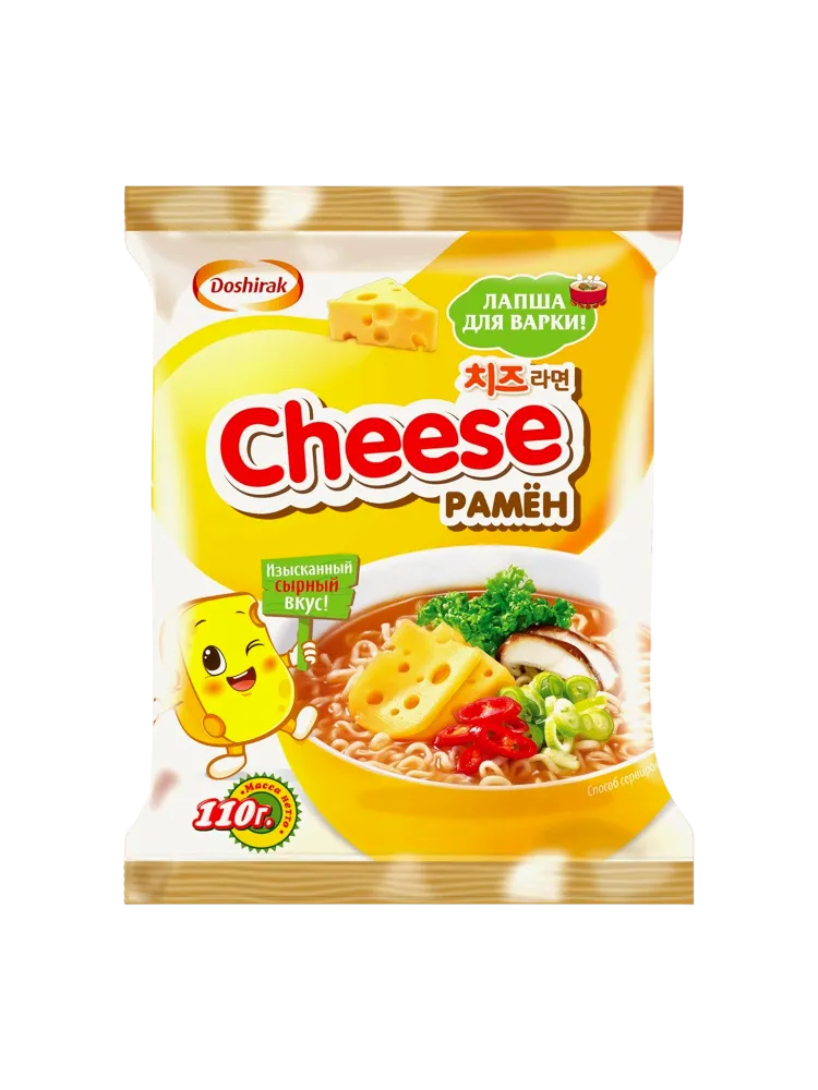 ЛАПША ДОШИРАК 110Г CHEESE РАМЕН С СЫРОМ М/У