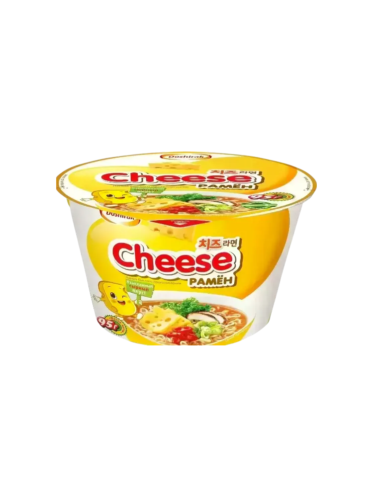 ЛАПША ДОШИРАК 95Г CHEESE РАМЕН С СЫРОМ ВЕДРО