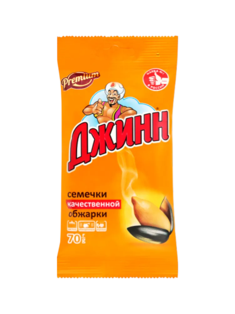 СЕМЕЧКИ ДЖИН 70Г ЖАРЕНЫЕ 