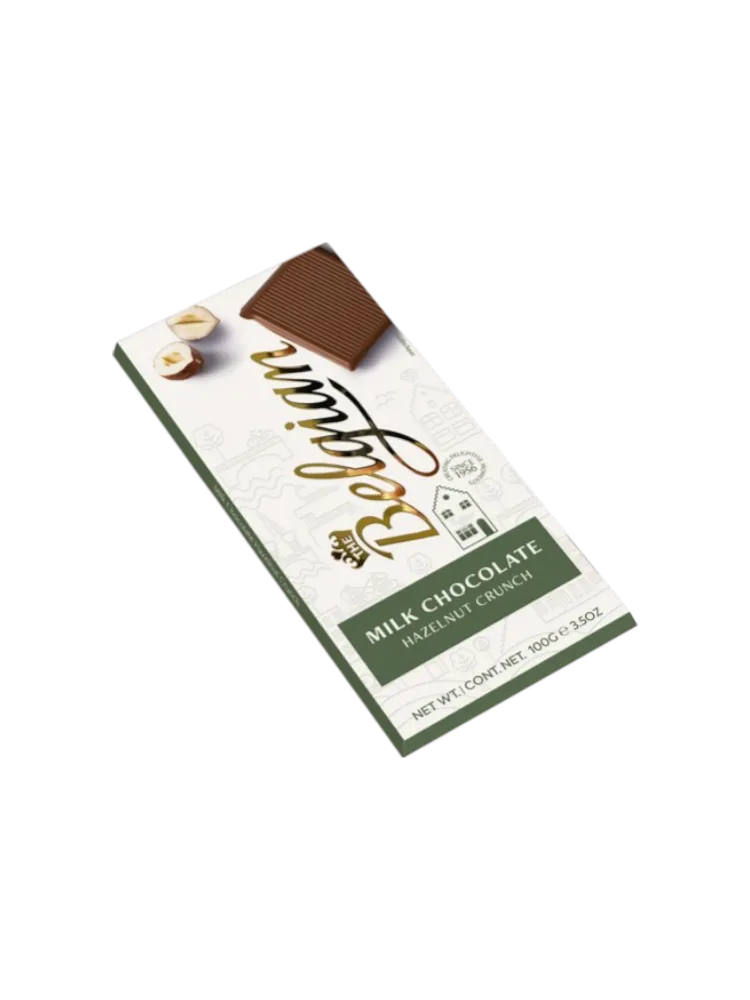 Belgian Milk Chocolate With Hazelnut  100 гр.