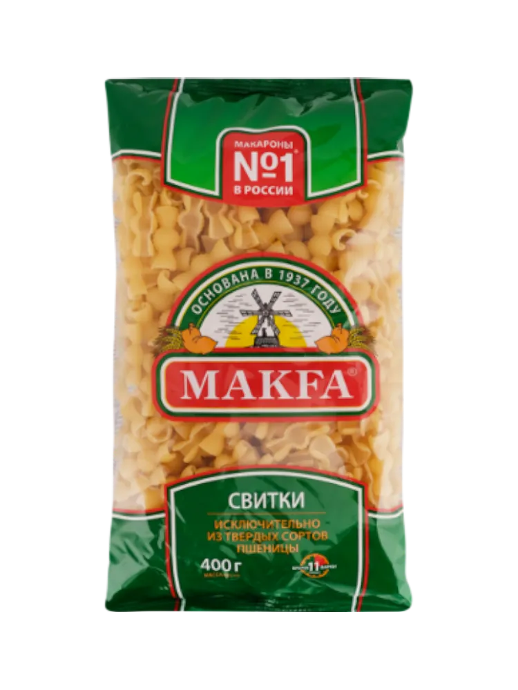 МАКАРОНЫ МАКФА 400Г СВИТКИ