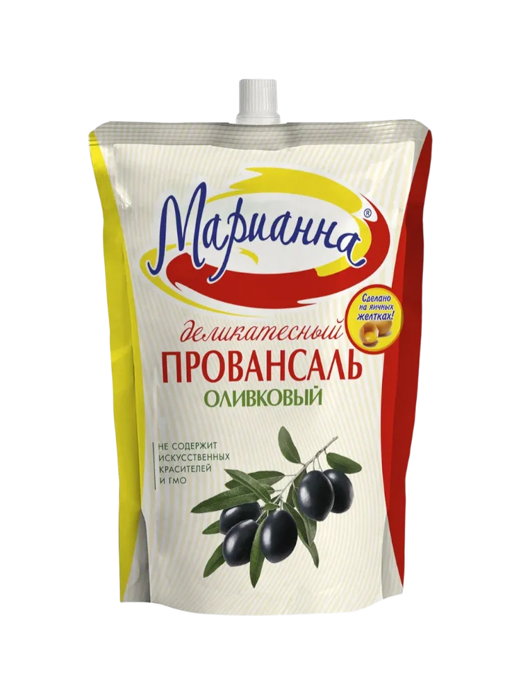 СОУС МАЙОНЕЗНЫЙ МАРИАННА 750МЛ ПРОВАНСАЛЬ ДЕЛИКАТ ОЛИВКОВЫЙ 25% Д/П С ДОЗ