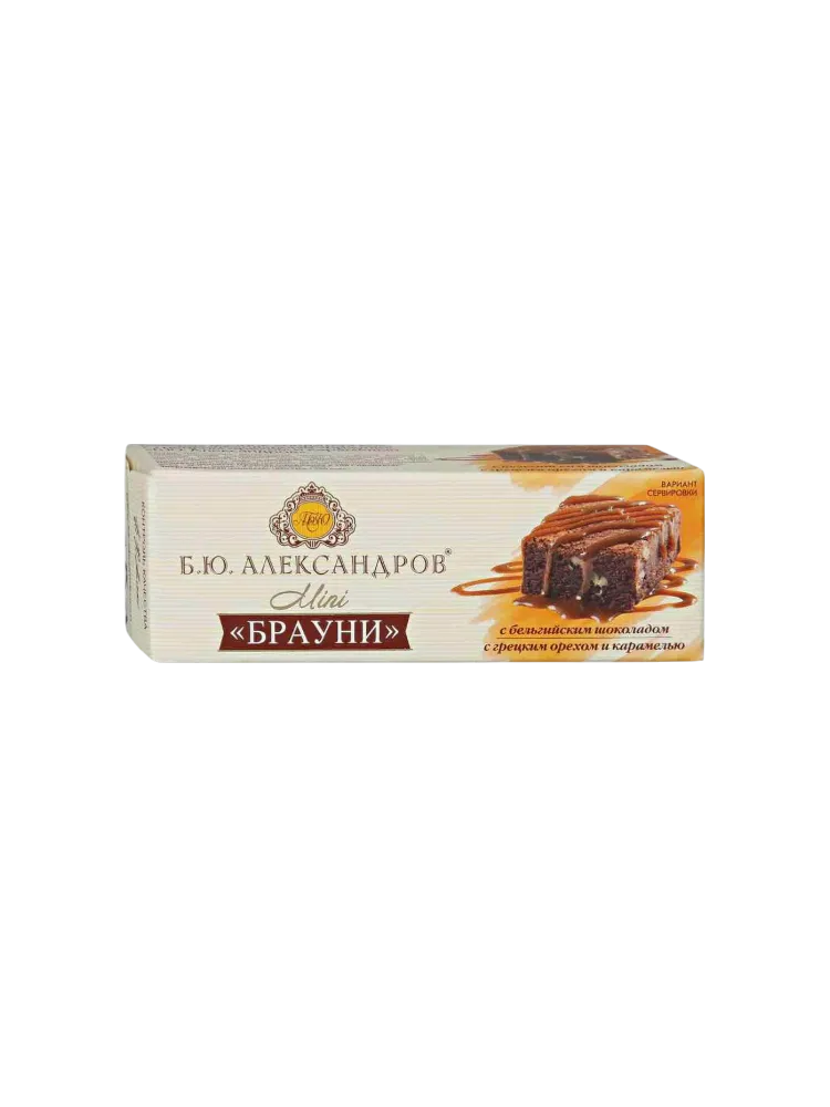 СЫРОК Р.А,АЛЕКСАНДРОВ БИСКВИТ БРАУНИ ШОК.С ГРЕЦ.ОРИ КАРАМ 40Г