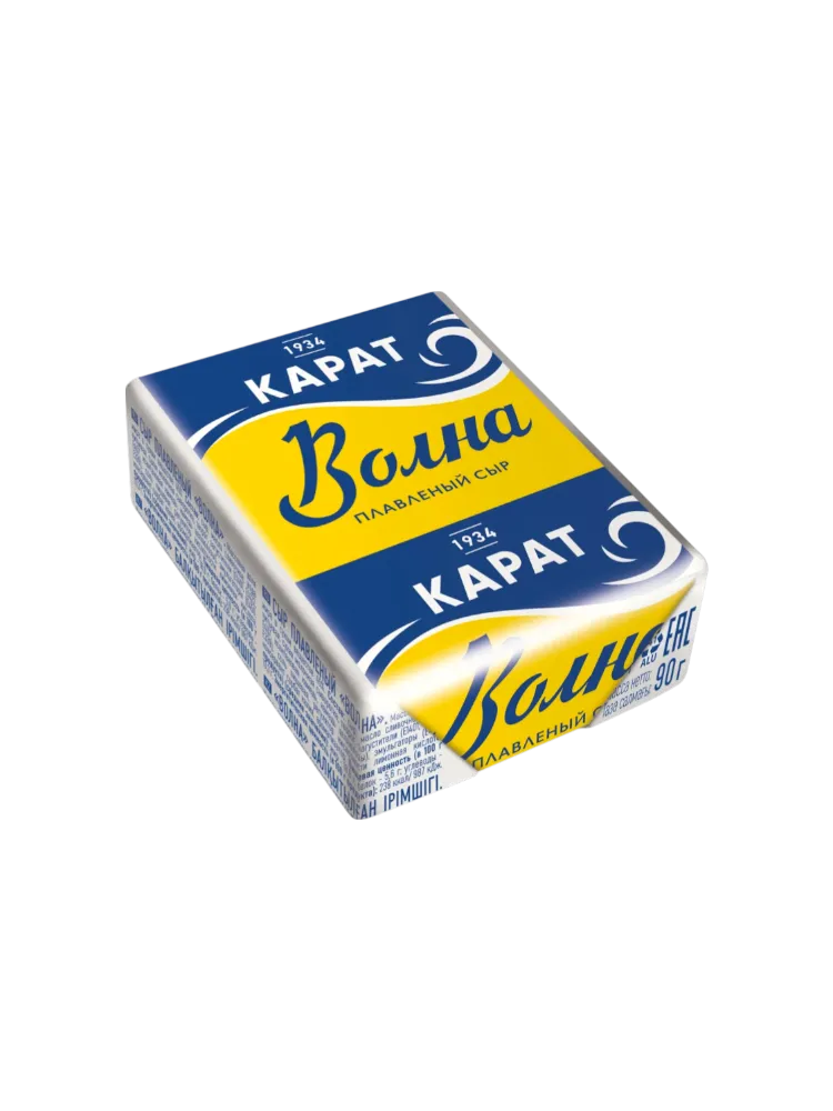 СЫР ПЛАВ КАРАТ 90Г ВОЛНА