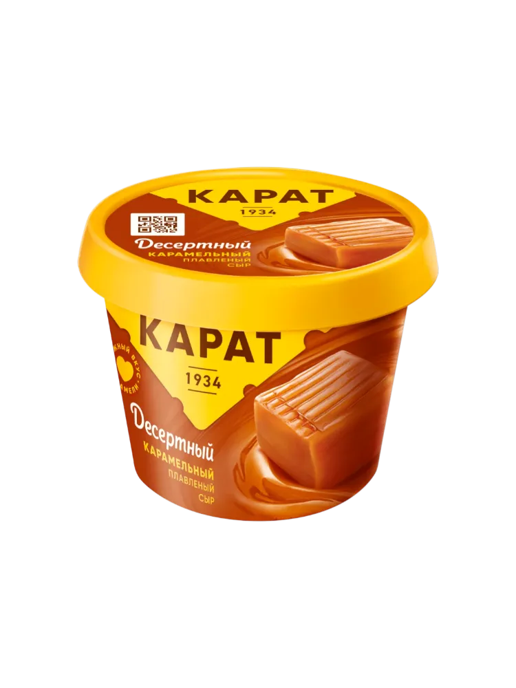 СЫР ПЛАВЛ КАРАТ КАРАМЕЛЬНЫЙ 200Г45%