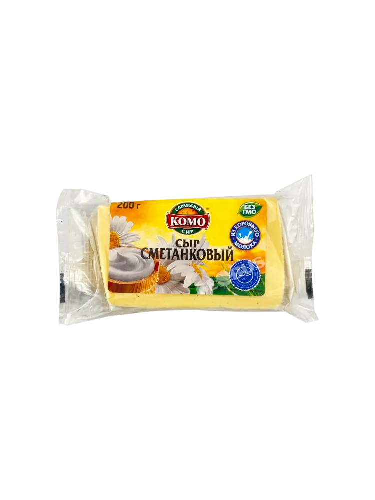 КОМО СЫР 200Г СМЕТАНКОВЫЙ 50% БРУСОК