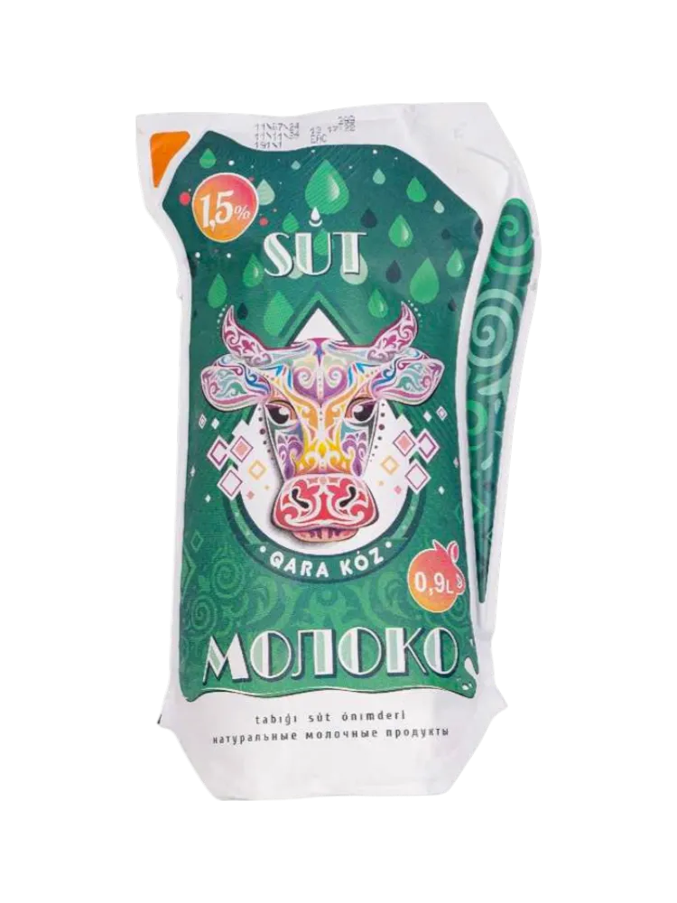 МОЛОКО QARA KOZ 0.9Л 1.5% УЛЬТРАПАСТ