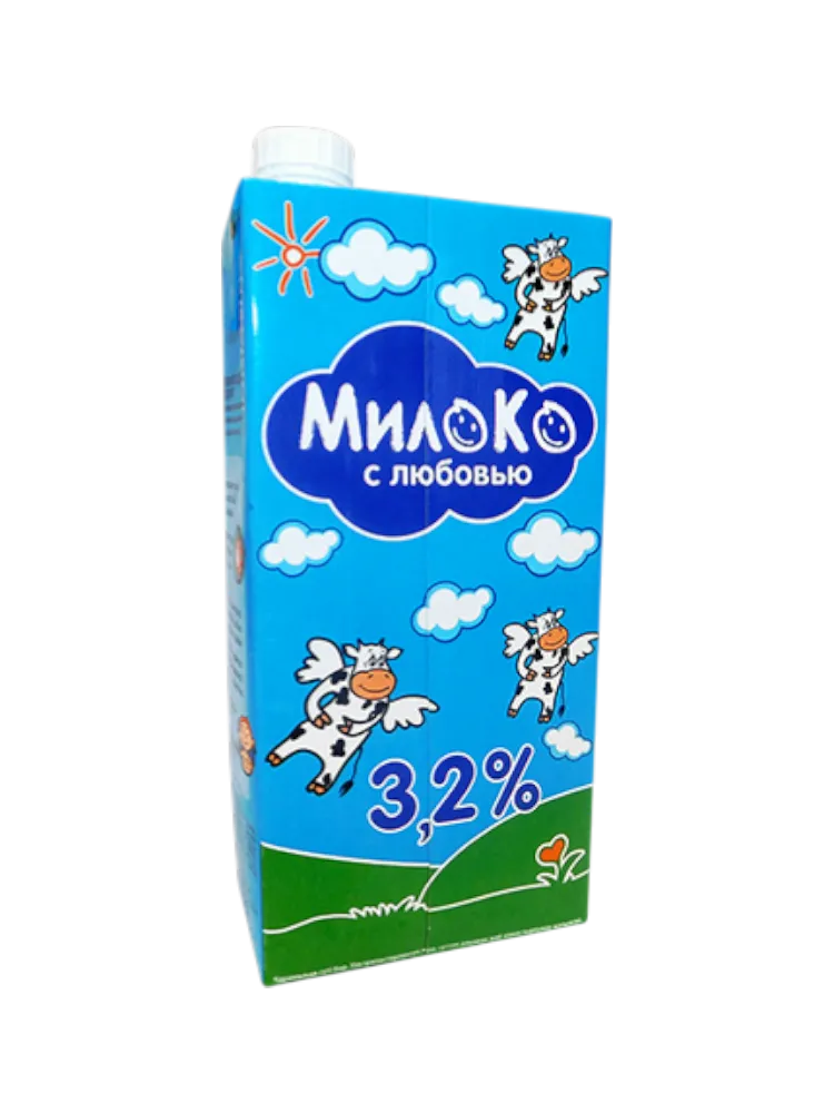 МОЛОКО МИЛОКО 1.95Л 3.2% ВОССТАНОВЛЕННОЕ Т/П