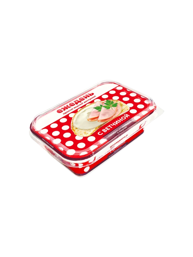 ПРОДУКТ ПЛАВ С СЫРОМ ЕЖЕДЕНЬ 180Г ВЕТЧИНА ВАННА