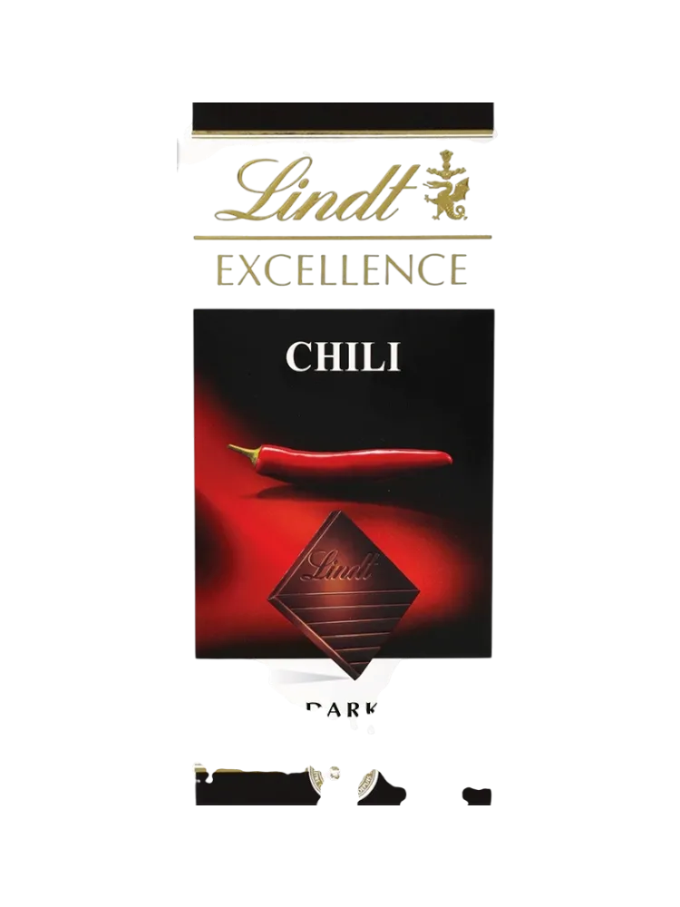 ШОКОЛАД LINDT EXCELLENCE 100Г ГОРЬКИЙ С ПЕРЦЕМ ЧИЛИ(20)