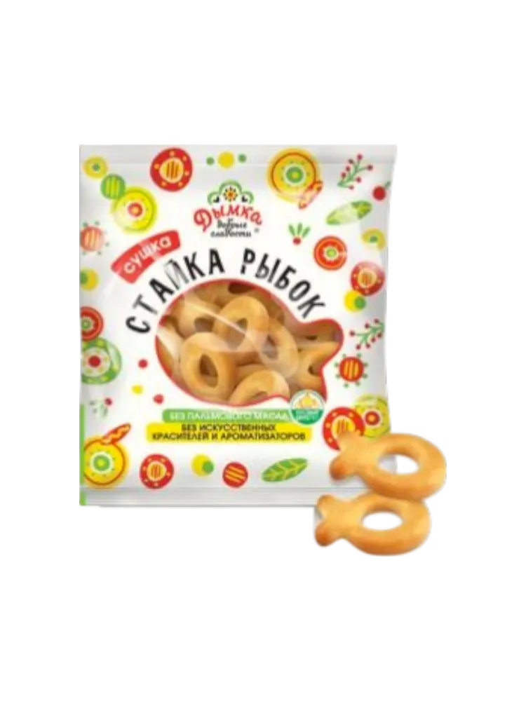 СУШКА ДЫМКА 200Г СТАЙКА РЫБОК