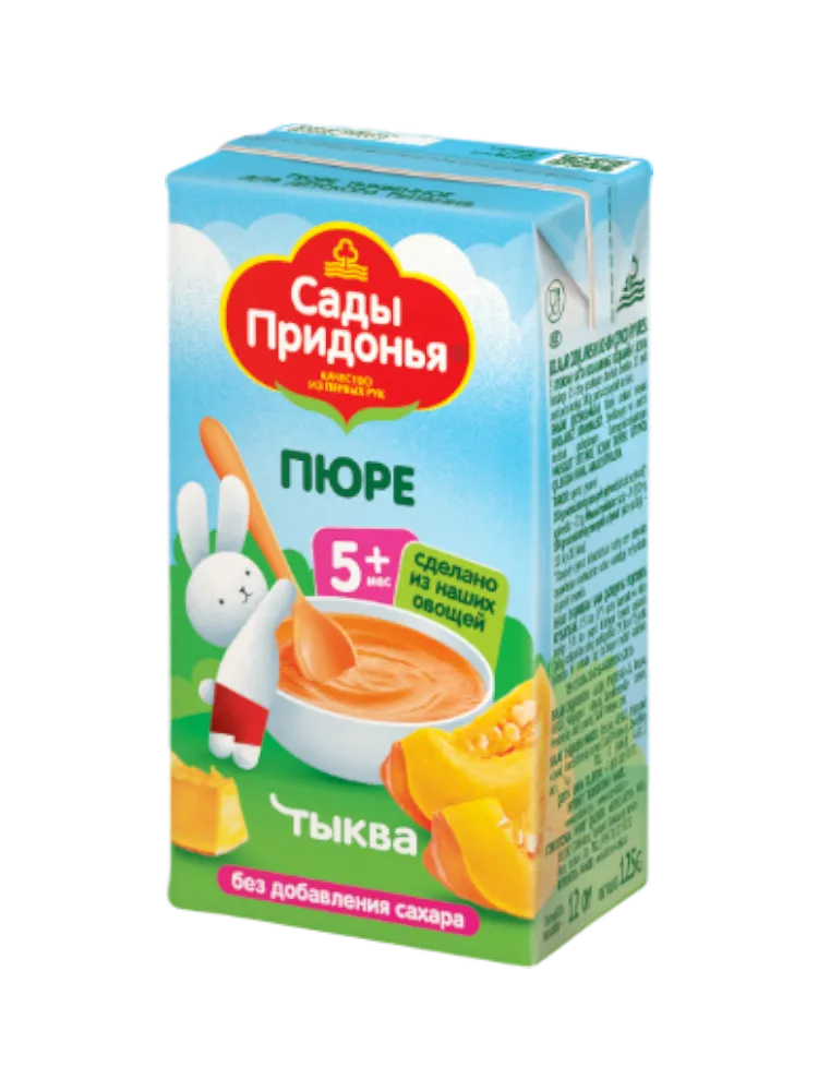 ПЮРЕ САДЫ ПРИДОНЬЯ 125Г ТЫКВЕННОЕ