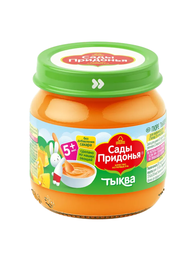 ПЮРЕ САДЫ ПРИДОНЬЯ 80Г ТЫКВЕННОЕ СТ/Б