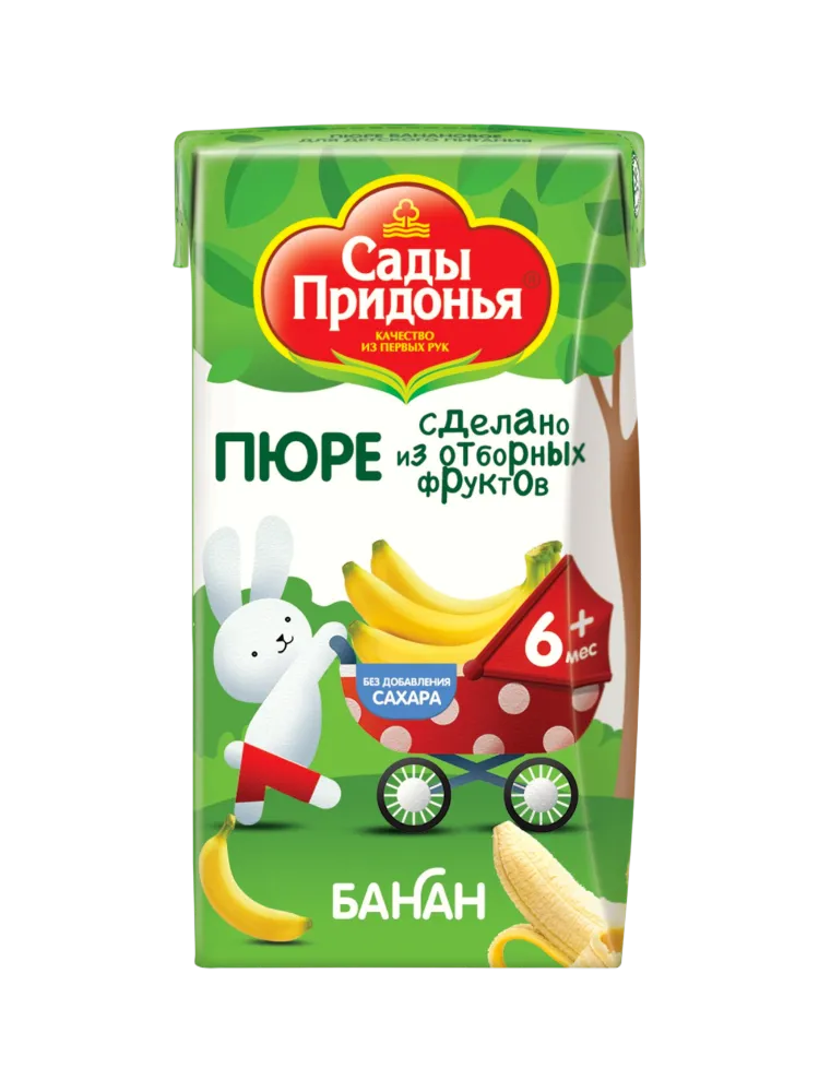 ПЮРЕ САДЫ ПРИДОНЬЯ 125Г БАНАНОВОЕ 