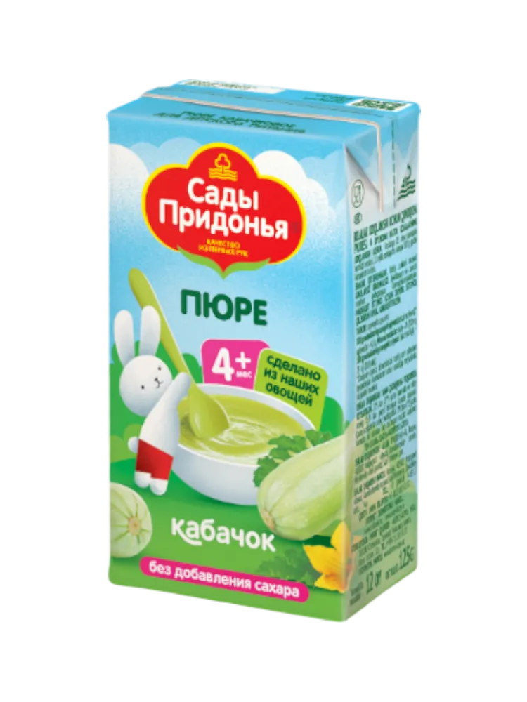 ПЮРЕ САДЫ ПРИДОНЬЯ 125Г КАБАЧКОВОЕ
