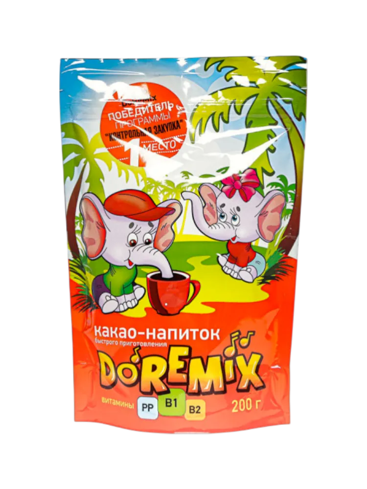 КАКАО DOREMIX 200Г ZIP-ПАКЕТ
