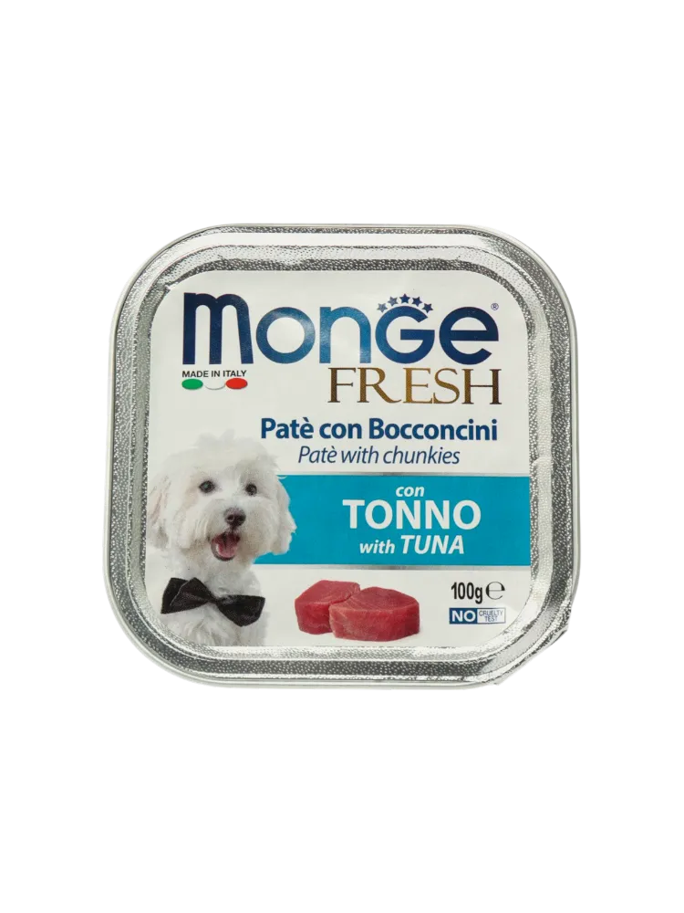 MONGE FRESH DOG Паштет д/собак с тунцом (100 гр.)
