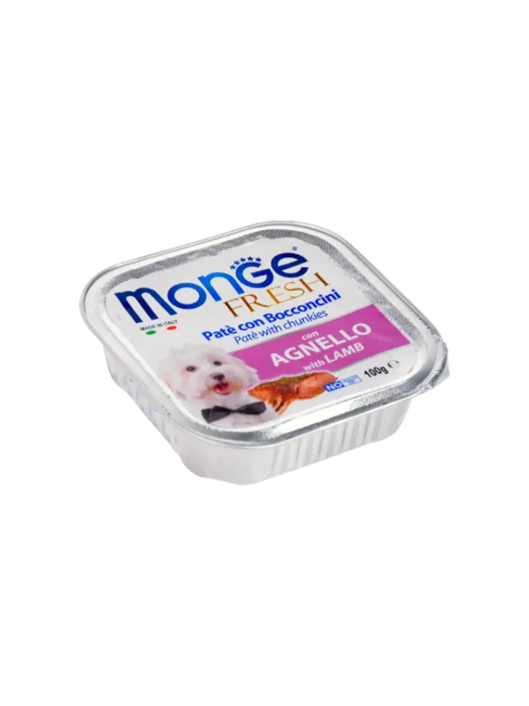 Monge Dog Fresh Pate консервы для собак паштет из мяса ягненка 100г