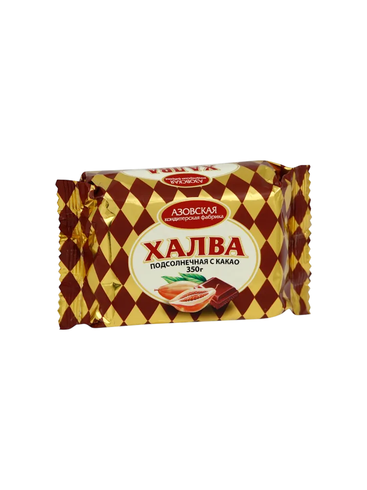 АЗОВ ХАЛВА 350Г ПОДСОЛН С КАКАО