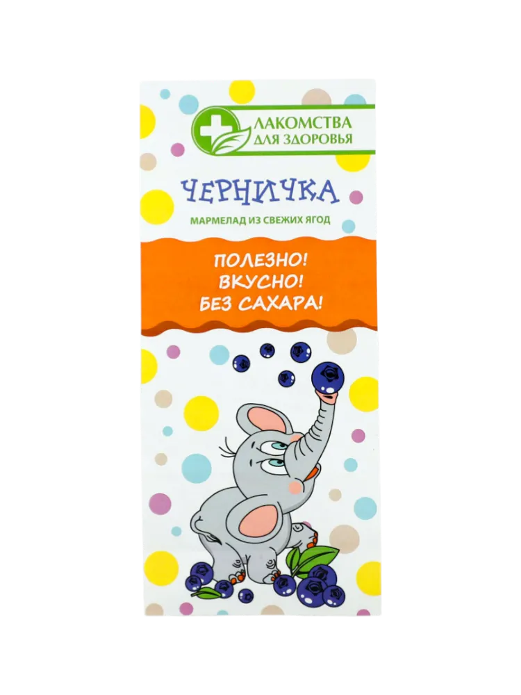 МАРМЕЛАД ЖИЛЕЙНЫЙ ЧЕРНИКА 55Г 