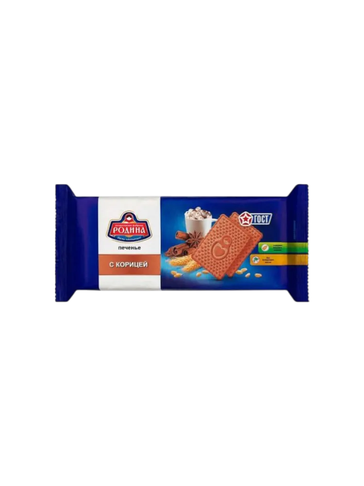 ПЕЧЕНЬЕ РОДИНА 250Г С КОРИЦЕЙ