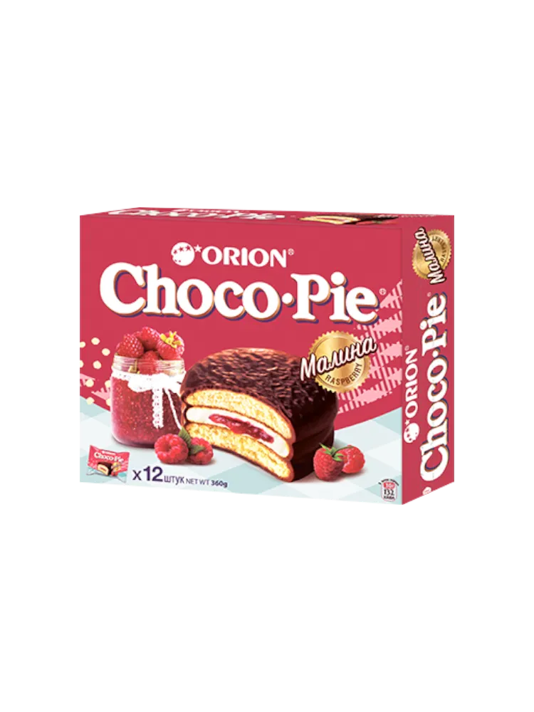 ПИРОЖНОЕ ORION 180Г CHOCO-PIE МАЛИНА