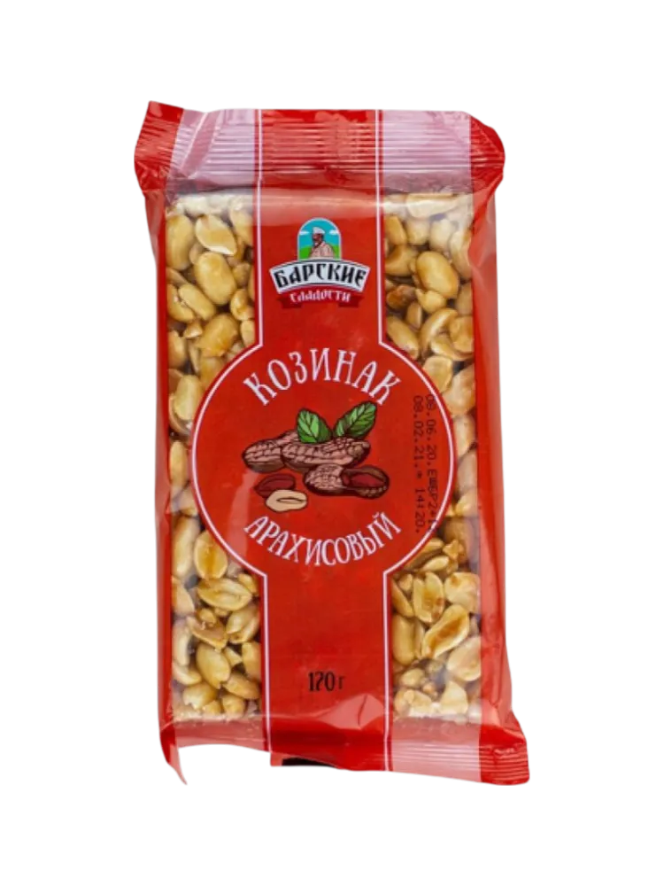 КОЗИНАК БАРСКИЕ СЛАДОСТИ 170Г АРАХИСОВЫЙ