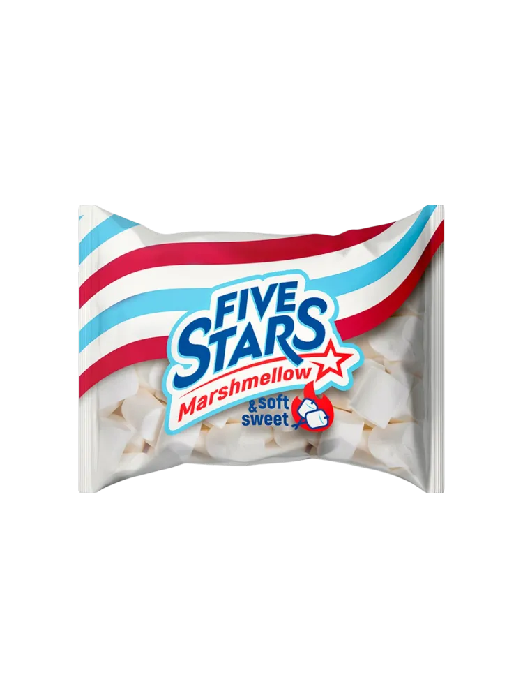 ЖЕВАТЕЛЬНЫЙ ЗЕФИР FIVE STARS MARSHMALLOW 200ГР