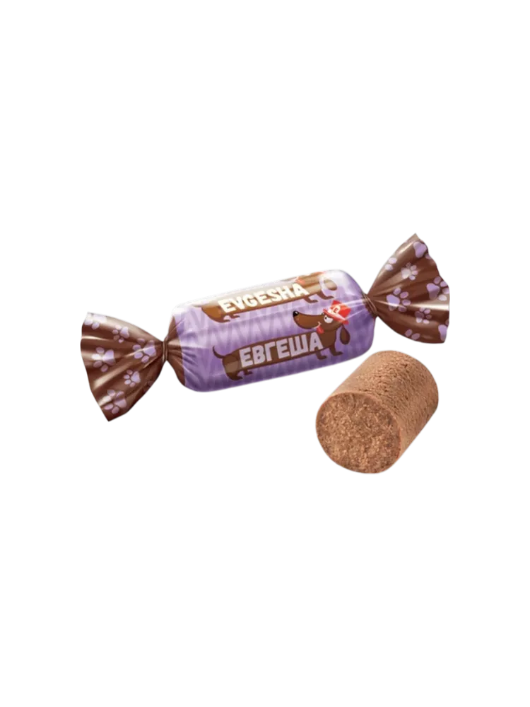КОНФЕТЫ 250Г ЯШКИНО БАТ ЕВГЕША НЕГЛАЗИРОВАНЫЙ