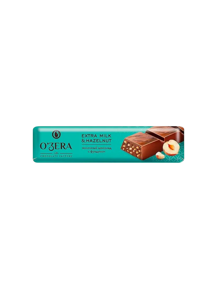 ШОКОЛАД МОЛОЧНЫЙ 45Г OZERA EXTRA MILK/HAZELNUT