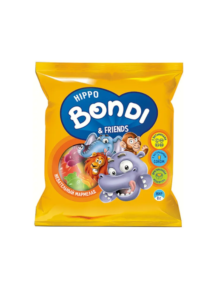 ЖЕВ МАРМЕЛАД HIPPO BONDI&FRIENDS 70/50