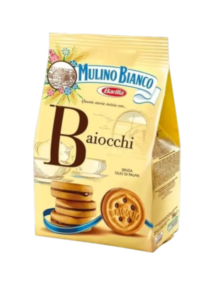 ПЕЧЕНЬЕ BARILLA MULINO BIANCO BAIOCCHI 260Г(10) - фото 1