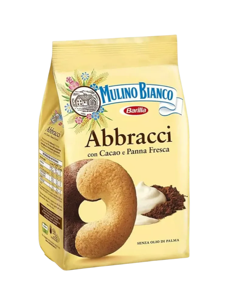 ПЕЧЕНЬЕ BARILLA MULINO BIANCO ABBRACCI 350Г(12) - фото 1